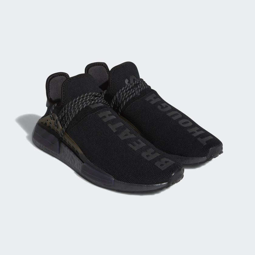 Pharrell Williams x adidas NMD HU Triple Black GX2487 Grailify